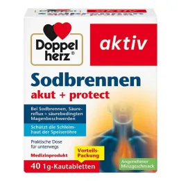 Doppelherz azia aguda + proteger comprimidos mastigáveis, 40 unidades