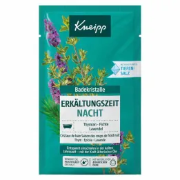 Cristais de banho Kneipp estação fria noite, 60 g