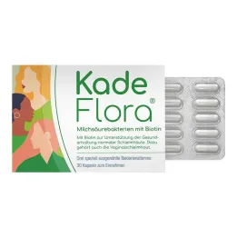 Bactérias de ácido láctico Kadeflora com cápsulas de biotina, 30 peças