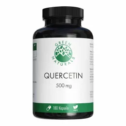Green Naturals Quercetina 500 mg cápsulas de alta dose, 180 peças