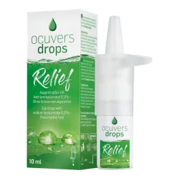 Ocuvers gotas Colírio de alívio, 10 ml