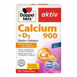 Comprimidos Doppelherz Cálcio 900 + D3, 80 unid
