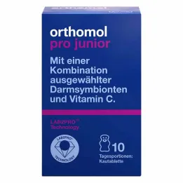 Comprimidos mastigáveis Orthomol pro junior, 10 unidades