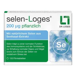 Selen-Loges 200 µg comprimidos revestidos por película vegetal, 120 unid