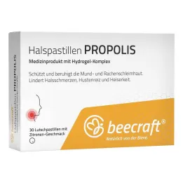Beecraft Pastilhas para Garganta Própolis, 30 unid