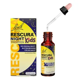 Flores de Bach Original Rescura Night Kids gotas sem álcool, 10 ml