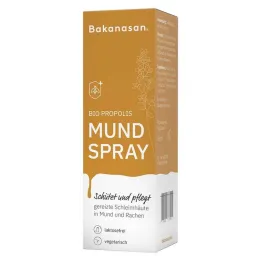 Spray bucal de própolis orgânica Bakanasan, 15 ml