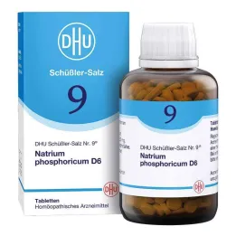 DHU Sal de Schüßler No. 9 Comprimidos Natrum fosforicum D6, 900 unidades