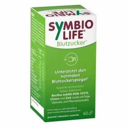 Cepas bacterianas de açúcar no sangue Symbiolife e cápsulas de cromo, 60 unidades