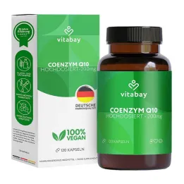 Complexo Coenzima Q10 Ubiquinona 200 mg cápsulas veganas, 120 unid