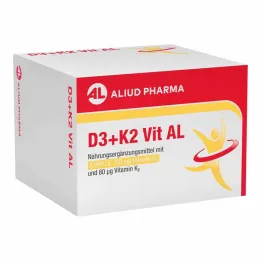 D3 + K2 Vit AL 2.000 UI / cápsulas de 80 µg, 90 unidades