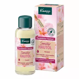 KNEIPP Óleo para peles sensíveis de flores de amêndoa, suave para a pele, 100 ml
