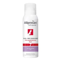 Allpresan Foot Special No.7 Spray desodorante para pés e sapatos, 125 ml