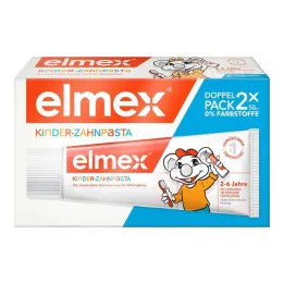 Pasta de dente infantil Elmex embalagem dupla de 2 a 6 anos, 2x50 ml