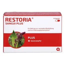 Cápsulas Restoria Sangui Plus (10 peças)