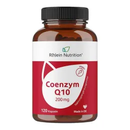 Coenzima Q10 200 mg cápsulas veganas, 120 unidades