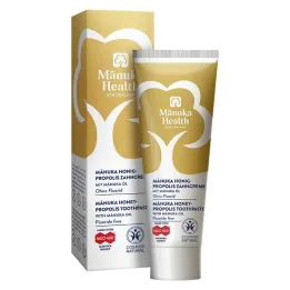Manuka Health creme dental com mel e própolis sem flúor, 75 ml