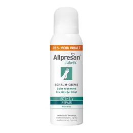 Allpresan diabético Inten.+ Creme de espuma reparador sem ureia, 125 ml