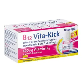 Ampolas para beber Tetesept B12 Vita-Kick 400µg (18 peças)