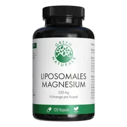 Green Naturals Cápsulas vegetais lipossomais de citrato de magnésio, 120 unidades