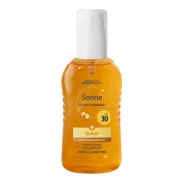 Proteção solar & spray bronzeador bronzeado LSF 30, 200 ml