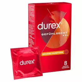 DUREX Sensíveis XXL Preservativos, 8 unidades