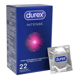 preservativos durex® Intense, 22 unidades