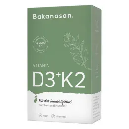 Cápsulas de vitamina D3 + K2 Bakanasan, 60 unidades
