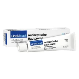 Linola sept creme anti-séptico para pele com clioquinol, 50 g