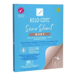 Corpo de gesso para cicatrizes de silicone Kelo-Cote, 1 peça