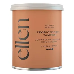 Tampão probiótico Ellen forte, 8 peças