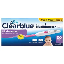 Teste digital de ovulação de fertilidade Clearblue, 30 unidades
