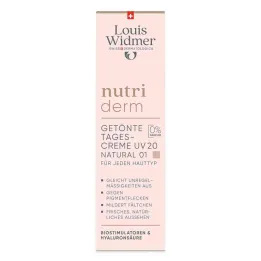 Creme de dia colorido Widmer nutriderm UV 20 natu.01 sem P, 30 ml