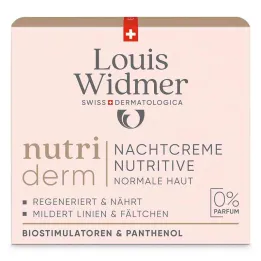 Widmer Nutriderm creme noturno nutritivo sem P., 50 ml