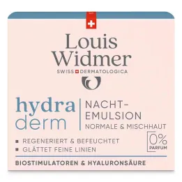 Emulsão noturna Widmer Hydraderm sem P., 50 ml