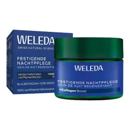 Weleda cuidado noturno reafirmante genciana azul & Edelweiss, 40 ml
