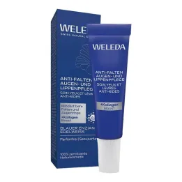 Weleda Olho Antirrugas & Cuidado Labial Azul Genciana & Edelweiss, 10 ml