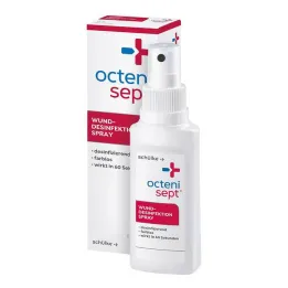Spray desinfetante de feridas Octenisept com bomba de spray, 100 ml