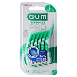 GUM Soft Picks Pro grande, 60 peças