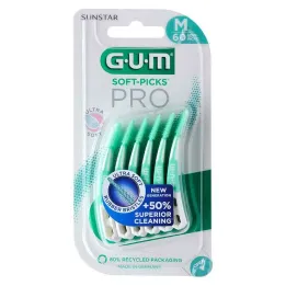 GUM Soft Picks Pro médio, 60 peças