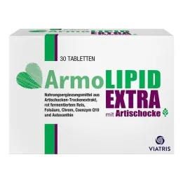 Comprimidos de Armolipid Extra com alcachofra, 30 comprimidos