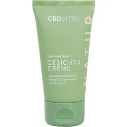 CBD VITAL creme facial para pele seca, 50 ml