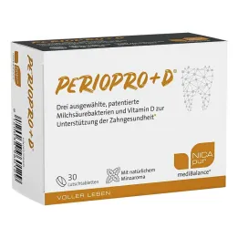 Pastilhas Periopro + D, 30 unidades