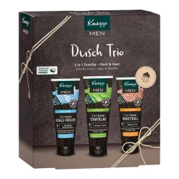 Trio de banho Kneipp Men, 3x75 ml