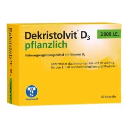Dekristolvit D3 2.000 UI cápsulas vegetais, 60 peças