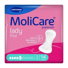 Absorvente Molicare Premium feminino 4,5 gotas, 14 unidades
