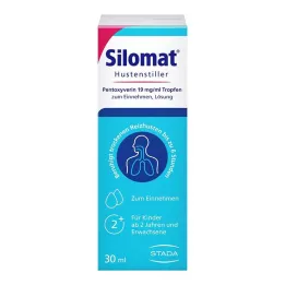 Silomat supressor de tosse pentoxiverina 19 mg/ml gotas, 30 ml