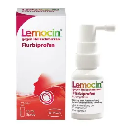 Lemocin Flurbiprofeno 8,75mg/dose Spray para uso na cavidade oral, 15 ml