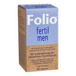 Comprimidos fólio fértil masculino, 30 unidades