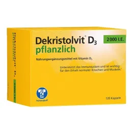 Dekristolvit D3 2.000 UI cápsulas vegetais, 120 peças